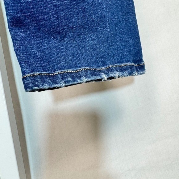 BKE Stella Mid Rise Slim Fit Straight Leg Buckle Jeans Women's Size 30x32 - Picture 13 of 15